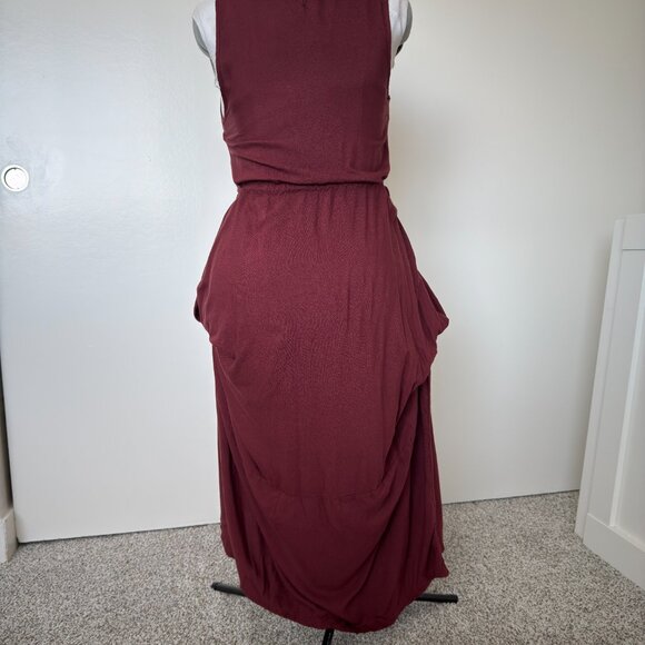 Bolongaro Trevor Oxblood Parachute Dress - Picture 9 of 11
